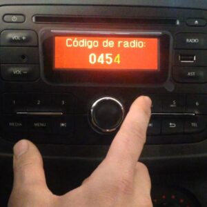 Código de radio Dacia