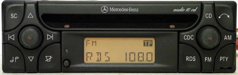 Códigos de radio Mercedes