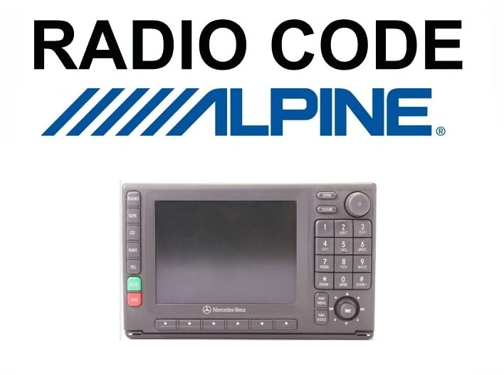 Código de radio Alpine