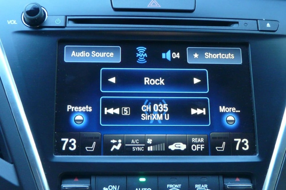 Códigos de radio de Acura MDX