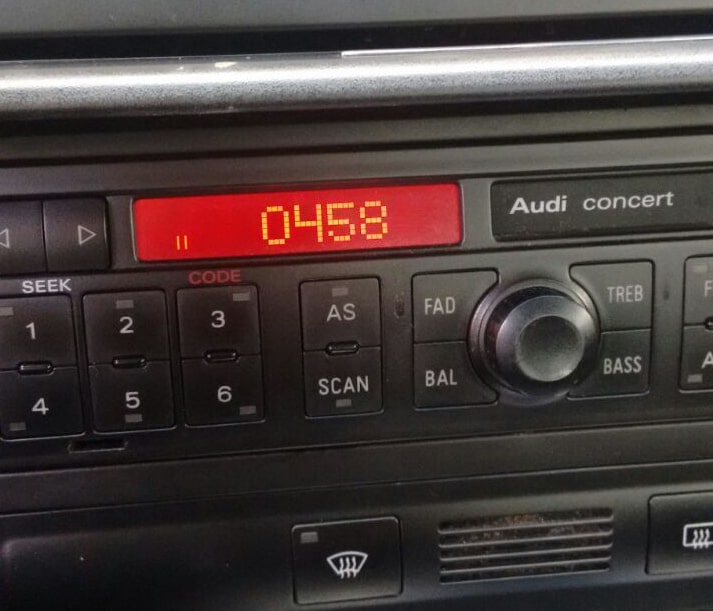 Código De Radio De Audi Concert