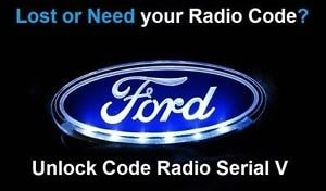 Código De Radio Ford Serie V