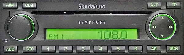 Código De Radio Skoda Symphony