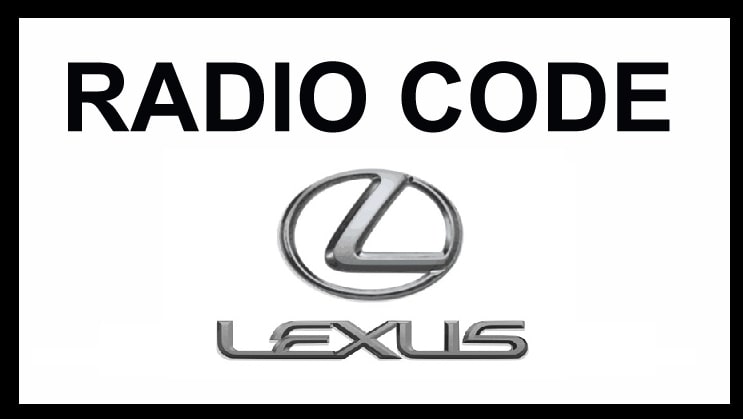 Códigos De Radio Lexus