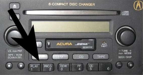 Generador De Código De Radio Acura TL