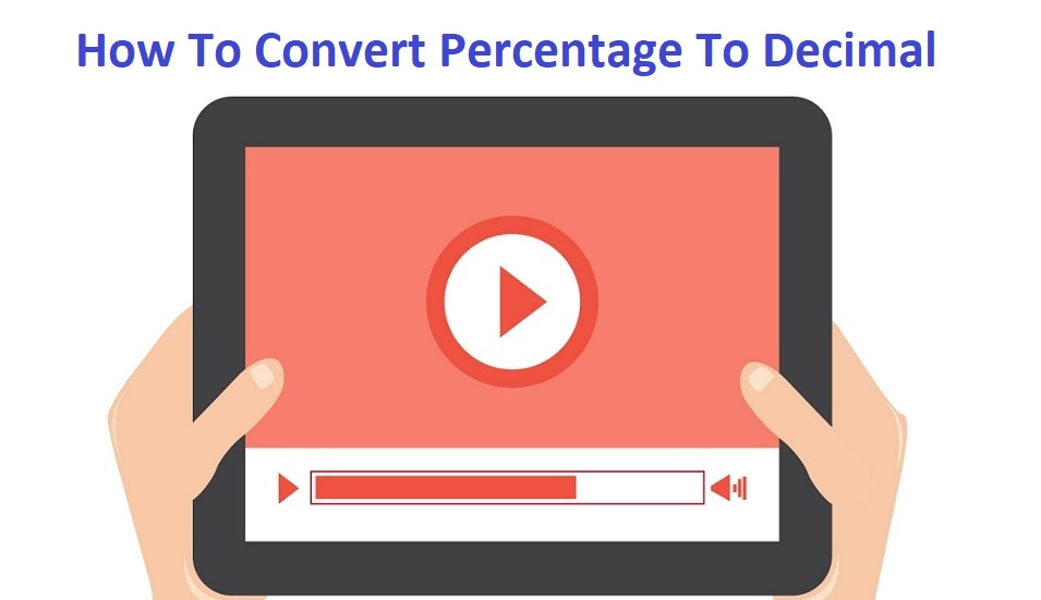 How To Convert Percentage To Decimal - Video Examples