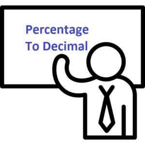 Percentage To Decimal