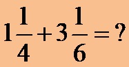 Add Mixed Fractions With Different Denominators