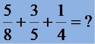 How To Add 3 Fractions