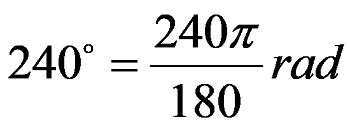 Multiply To Convert From Degrees To Radians