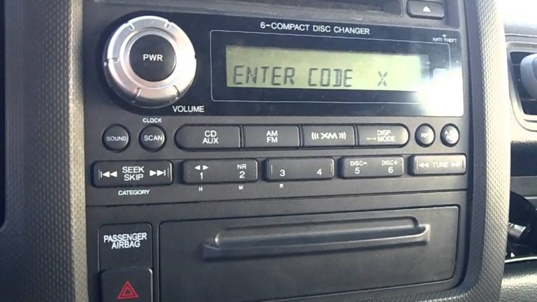 free honda radio unlock code