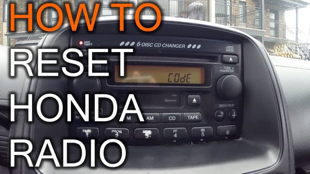 Enter Honda Radio Code Guidelines - Radio Codes Calculator